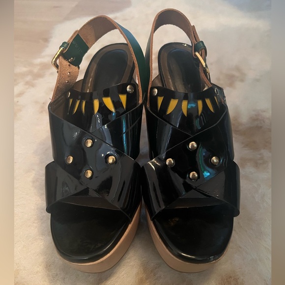 MARNI platform sandals - size 38 / 7.5 - Picture 7 of 9